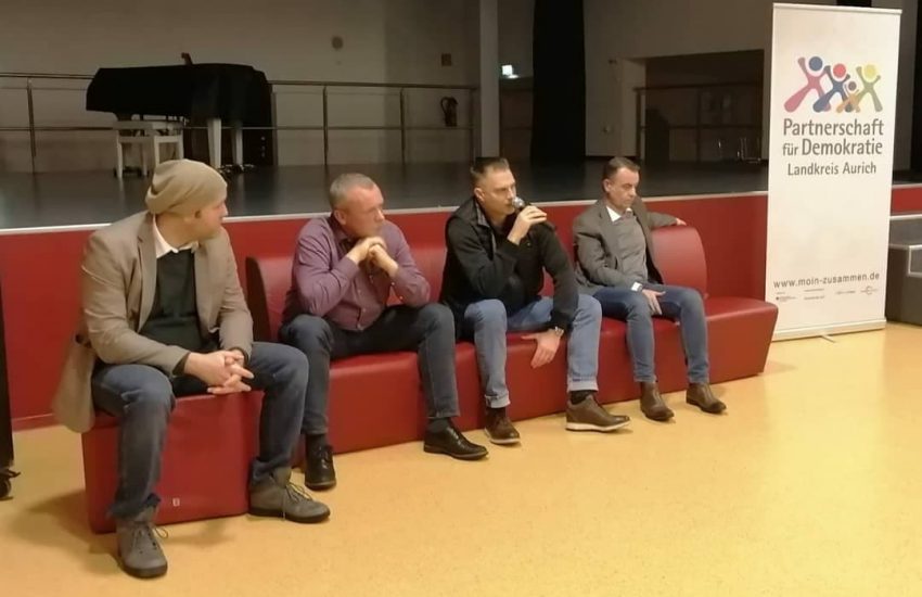 Von links nach rechts: Erik Heeren, Uwe Redenius, Martin Gronewold, Christian Behringer.